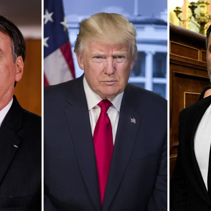 Trump, Bolsonaro y el líder de Vox felicitaron a Milei por su triunfo