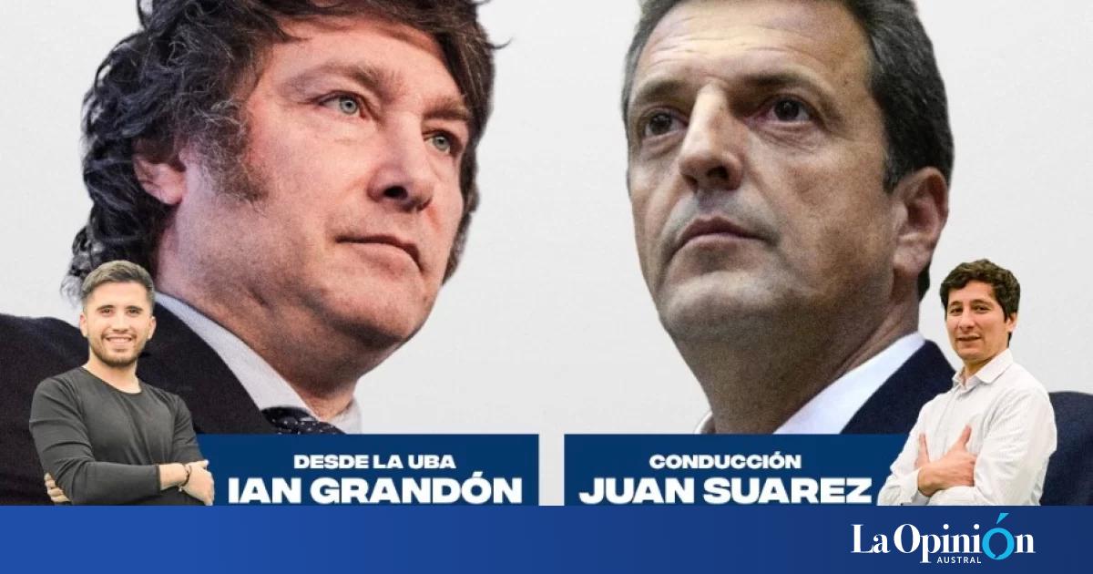 Debate Presidencial: Sergio Massa Vs. Javier Milei En Vivo En Todas Las ...