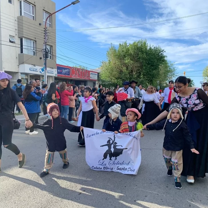 Caleta Olivia celebró el Día de la Tradición y fortaleció su identidad y valores culturales