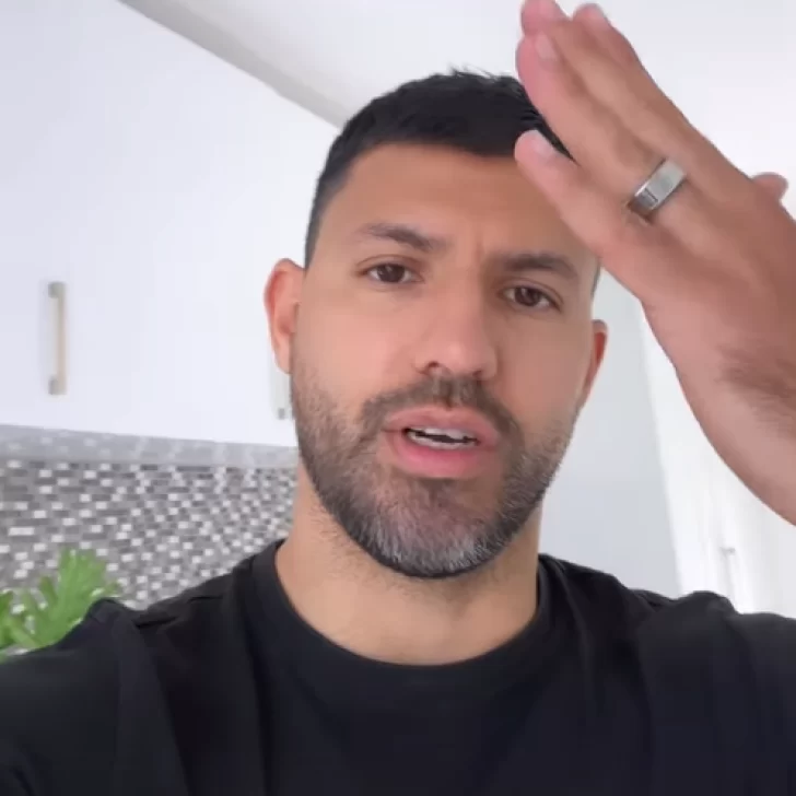 Kun Agüero desmintió haber sufrido un accidente en una moto de agua: “Mi vieja llamó llorando”