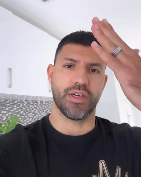Kun Agüero desmintió haber sufrido un accidente en una moto de agua: “Mi vieja llamó llorando”