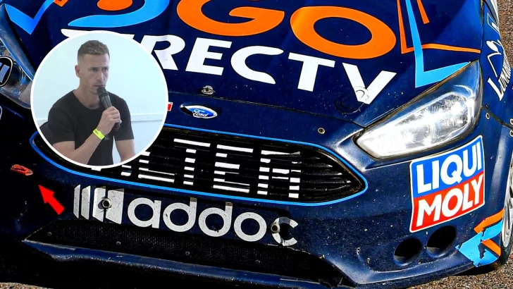 Balearon el auto de Leonel Pernía durante la final del TN en Viedma