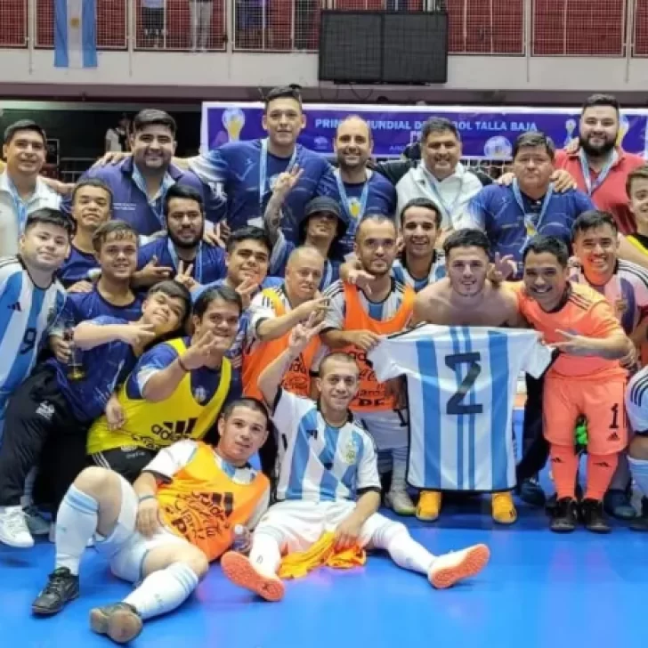 Mundial de fútbol talla baja: Argentina está en la final tras ganarle a Perú