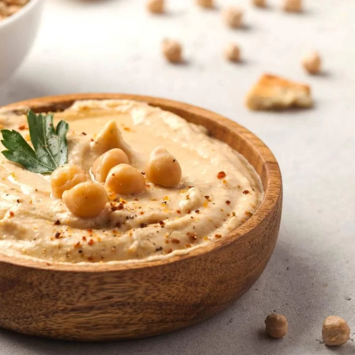 Receta de hummus de garbanzo: un dip delicioso y muy fácil de preparar