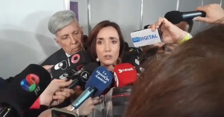 Victoria Villarruel llega a Las Heras para la fiesta de la Estepa