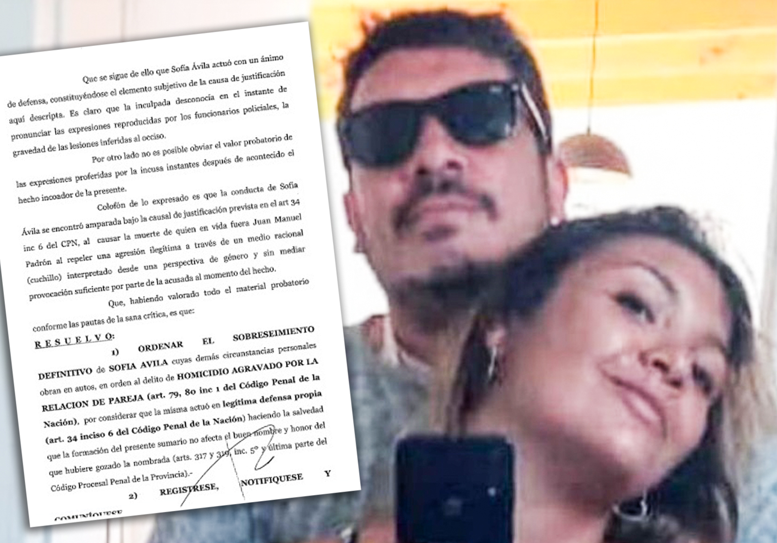 Exclusivo de La Opinión Austral: sobreseyeron definitivamente a Sofía Ávila por la muerte de Juan Manuel Padrón