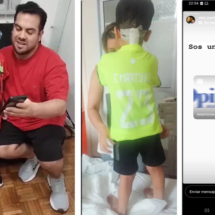 El “Dibu” Martínez compartió la historia de Felipe, el nene de Río Gallegos: “Sos un guerrero” El “Dibu” Martínez compartió la historia de Felipe, el nene de Río Gallegos: “Sos un guerrero”