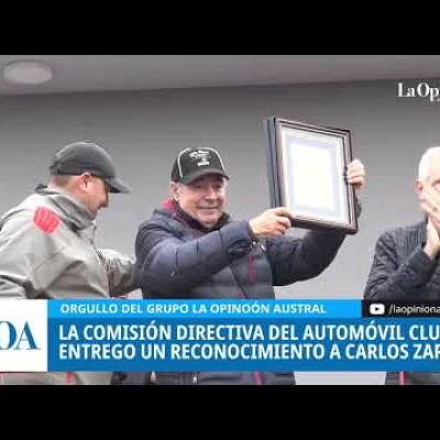 El emotivo homenaje a Carlos Raúl Zapico en su ultima transmisión desde el Automóvil Club