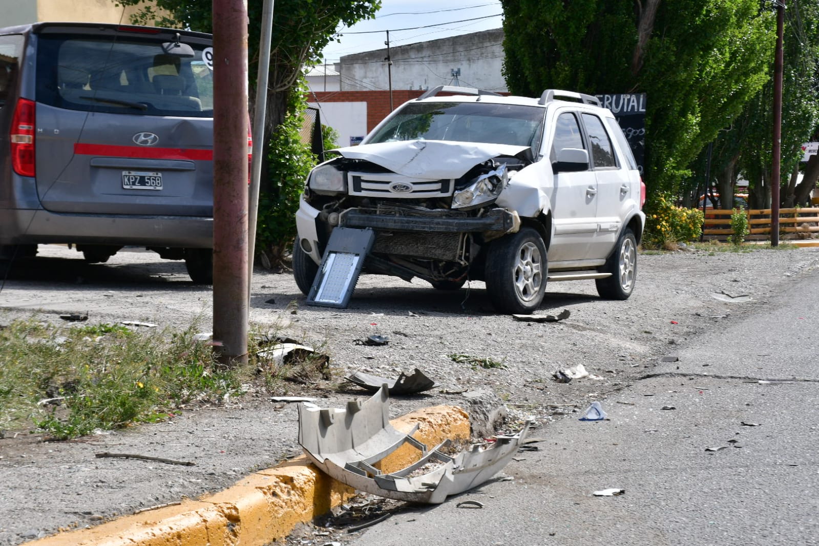 Fuerte choque en el barrio Fátima: una mujer de 72 años fue trasladada ...