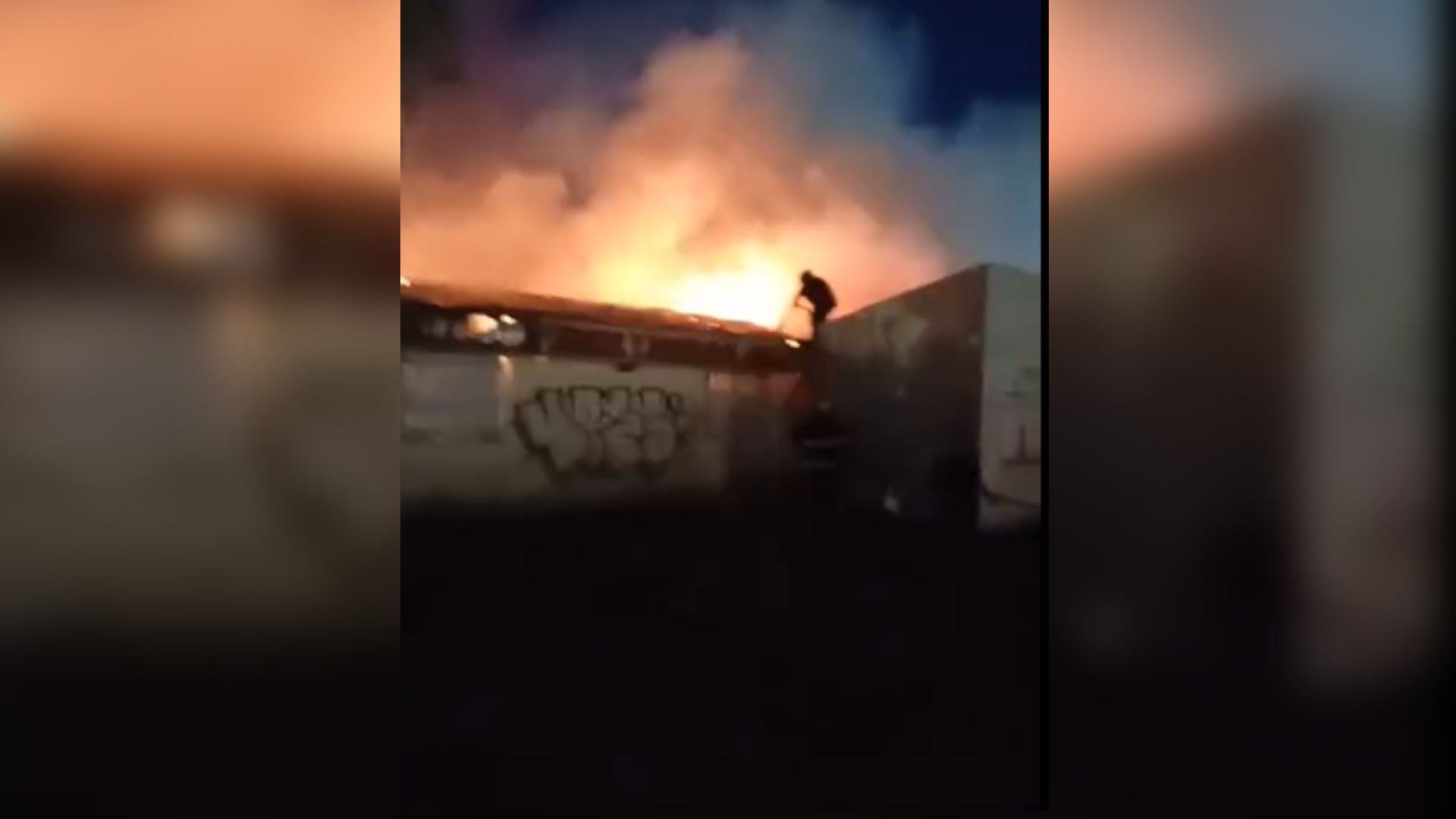 Voraz incendio cerca de Vialidad Provincial