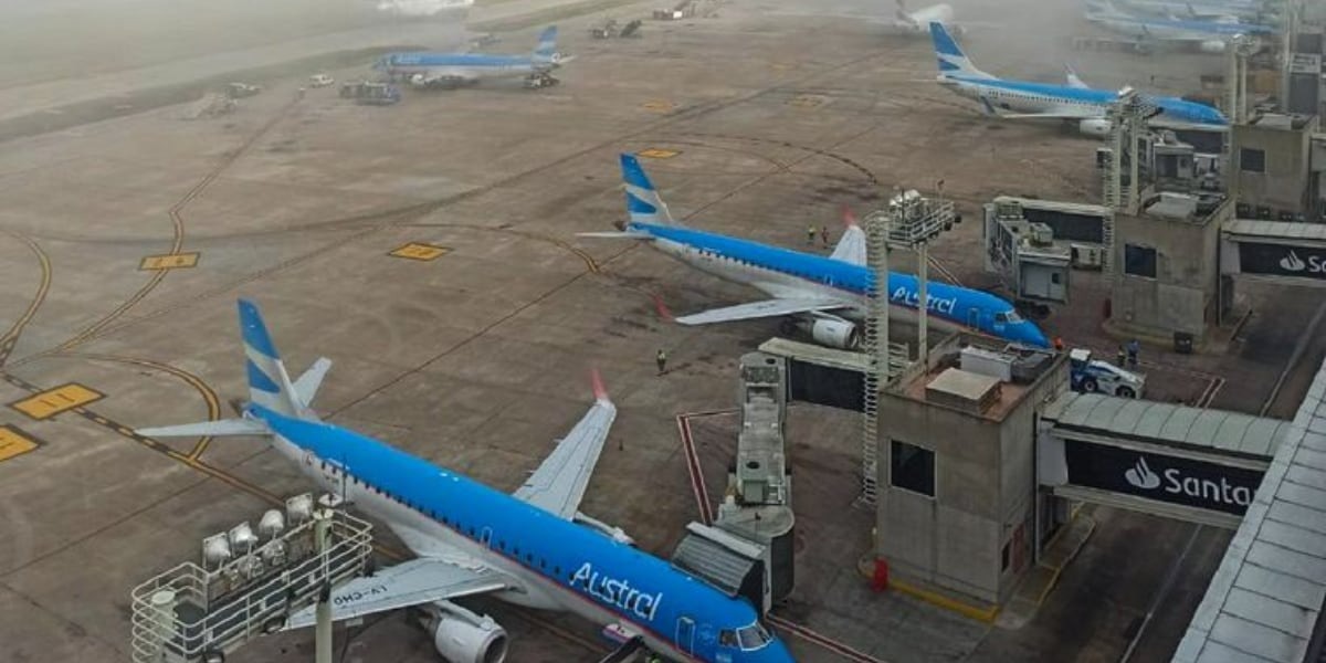 Aeroparque retoma sus operaciones tras el temporal: ¿Qué pasa con los vuelos a Río Gallegos y El Calafate?