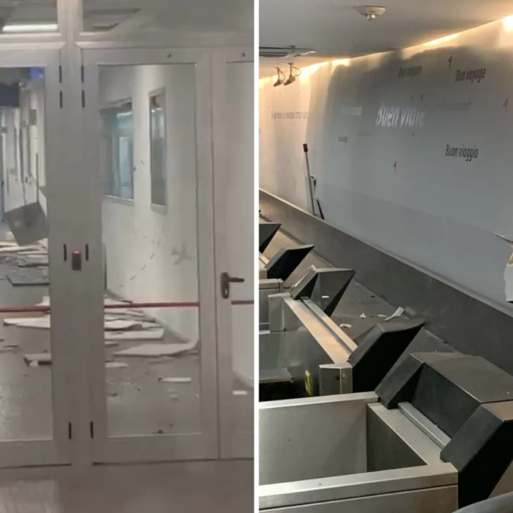 El temporal afectó el aeroparque Jorge Newbery y hubo más de 35 vuelos cancelados