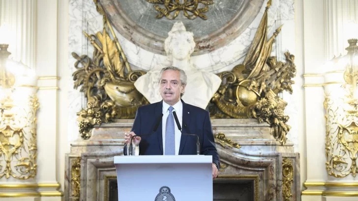 Alberto Fernández habla en cadena nacional con su último mensaje como presidente