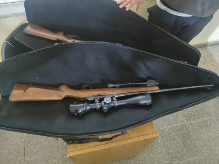 Secuestran carne de guanaco y armas sin documentación en un control policial