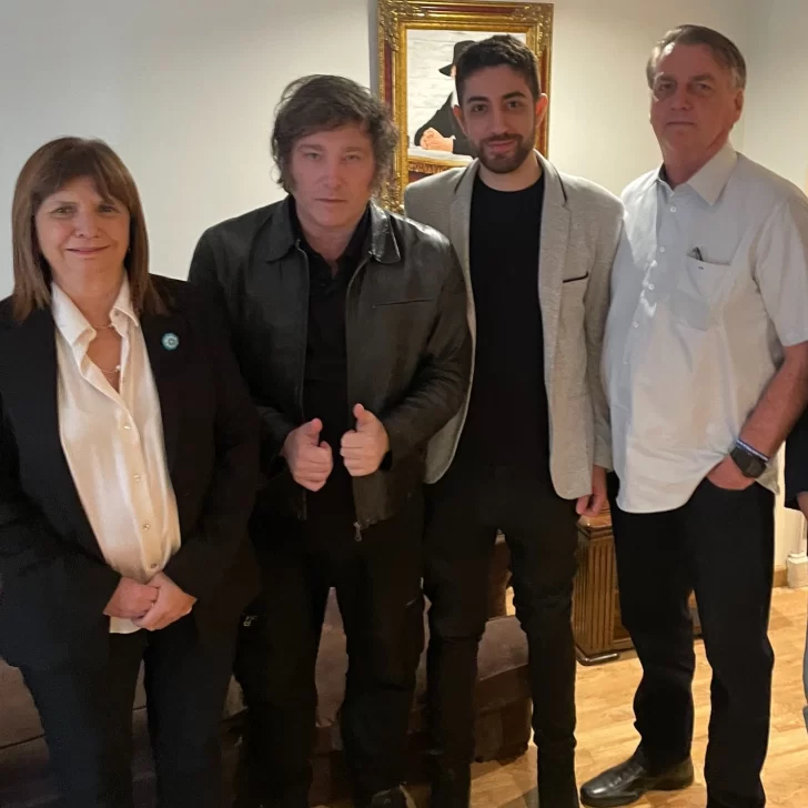 Jair Bolsonaro se reunió en Buenos Aires con Javier Milei y Patricia Bullrich