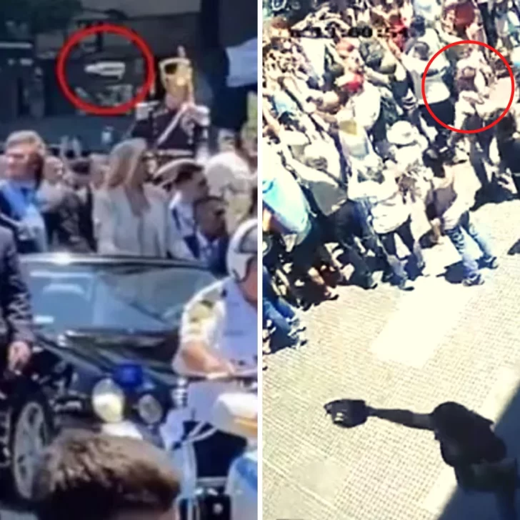 Agresión a Javier Milei: así fue el botellazo en pleno camino hacia la Casa Rosada Agresión a Javier Milei: así fue el botellazo en pleno camino hacia la Casa Rosada