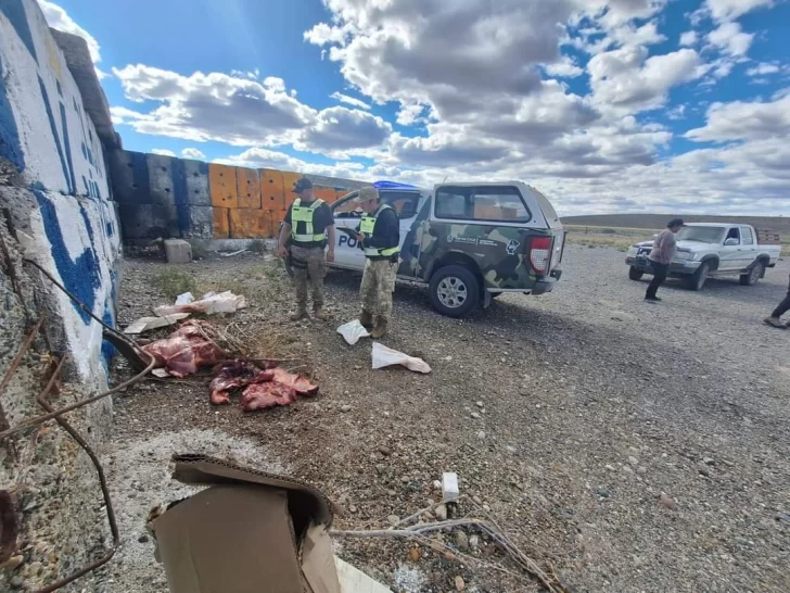 Incautan más de 100 kilos de carne bovina ilegal en Perito Moreno