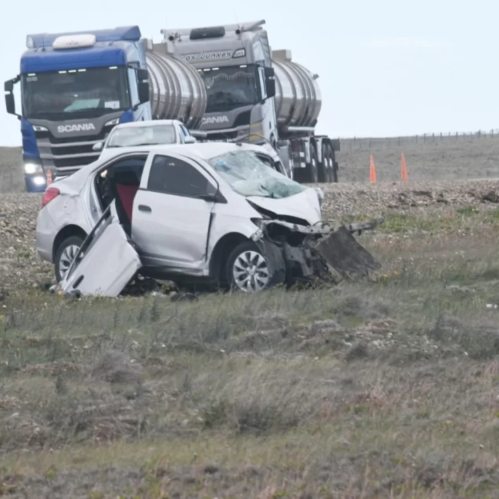 Choque fatal en Ruta 3: las víctimas son oriundas de Piedra Buena