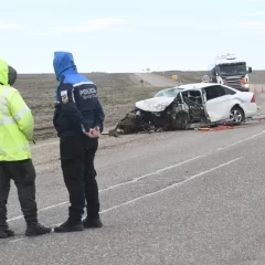 Trágico choque a pocos kilómetros de Río Gallegos: hay dos víctimas fatales