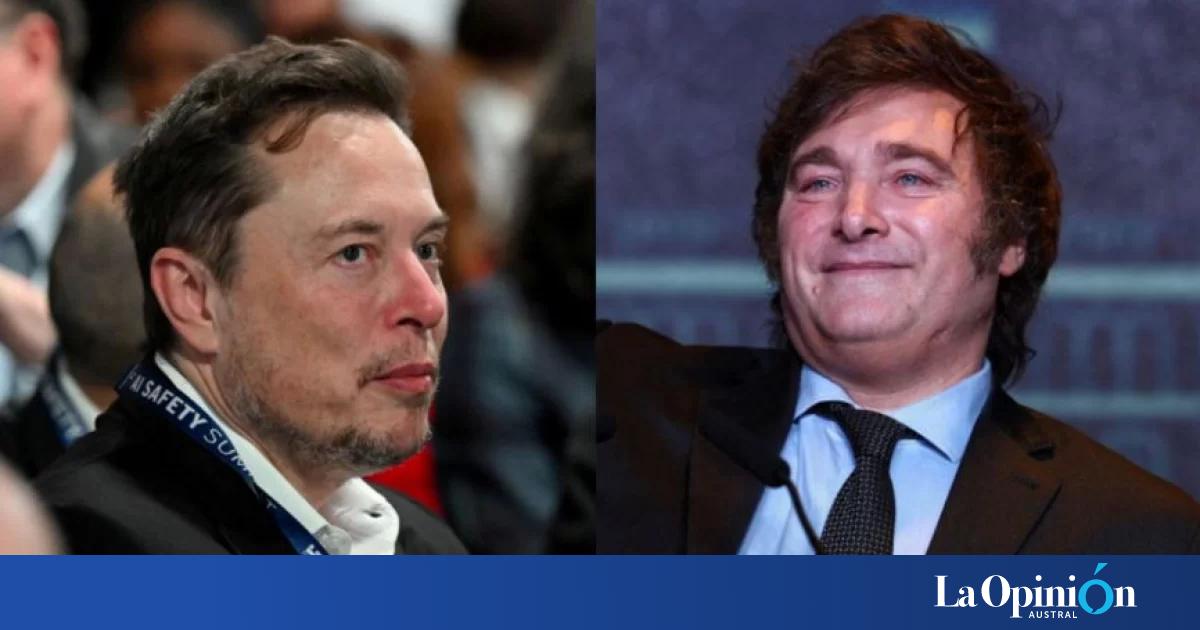 Javier Milei agradeció un mensaje del magnate Elon Musk tras su ...