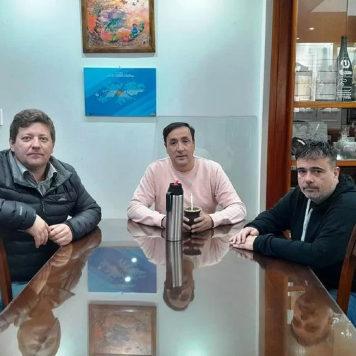 Pablo Grasso se reunió con Pedro Luxen y Jorge Caminiti: habrá trabajo conjunto
