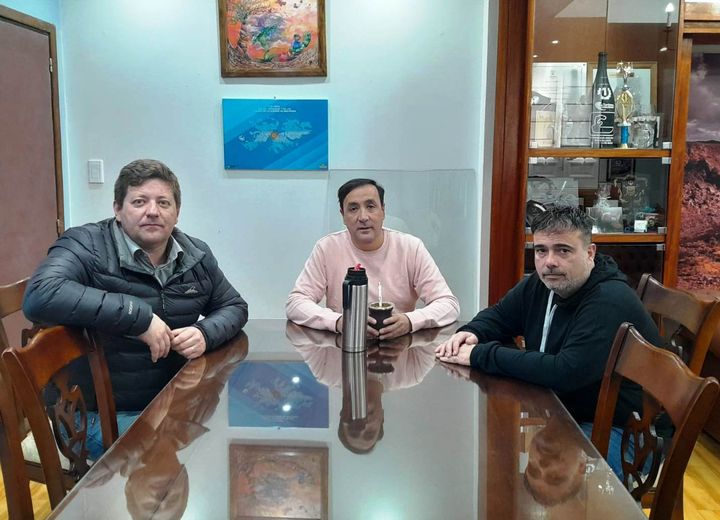Pablo Grasso se reunió con Pedro Luxen y Jorge Caminiti: habrá trabajo conjunto