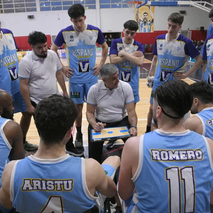 En un gran partido, Hispano Americano le ganó a Ameghino Basket y sumó su sexta victoria consecutiva