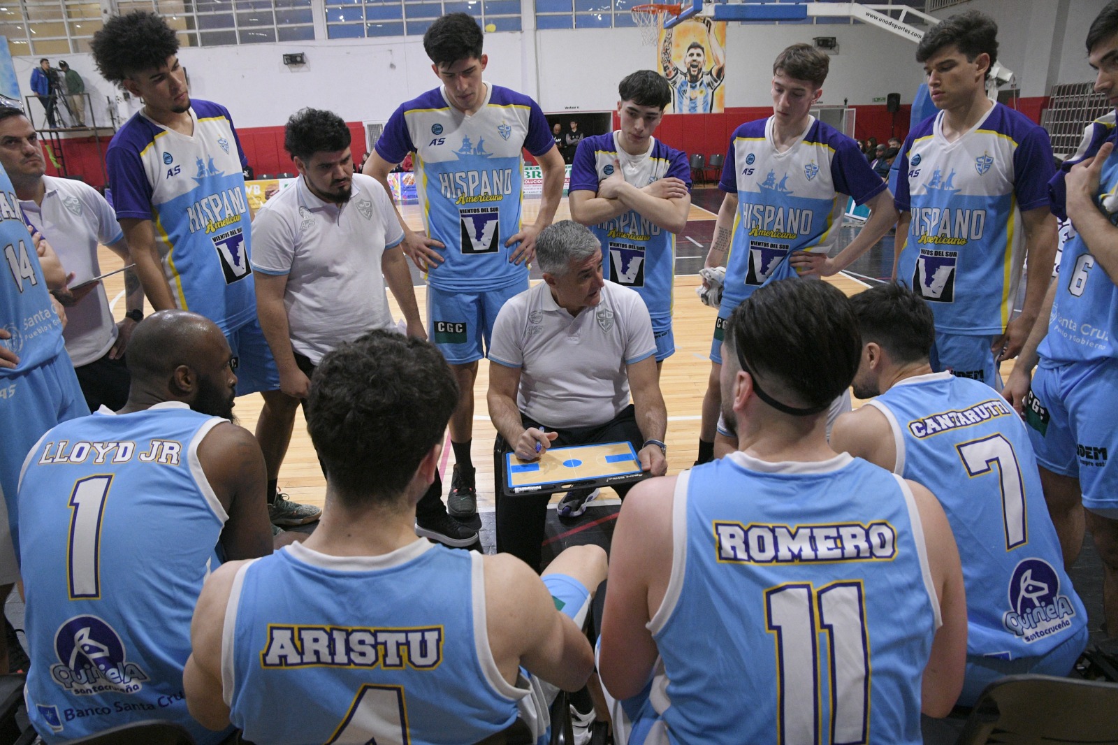 En un gran partido, Hispano Americano le ganó a Ameghino Basket y sumó su sexta victoria consecutiva