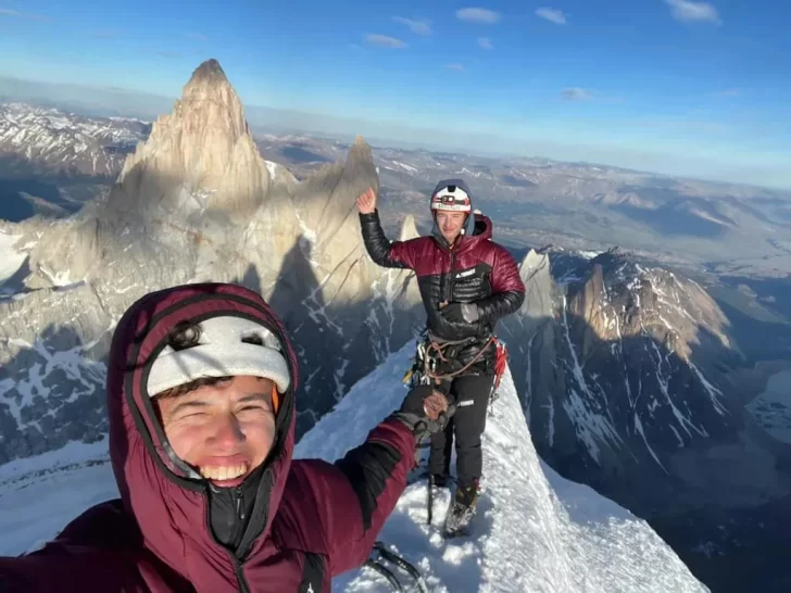 Tienen menos de 19 años y ya subieron al Cerro Torre y al Fitz Roy en el Chaltén