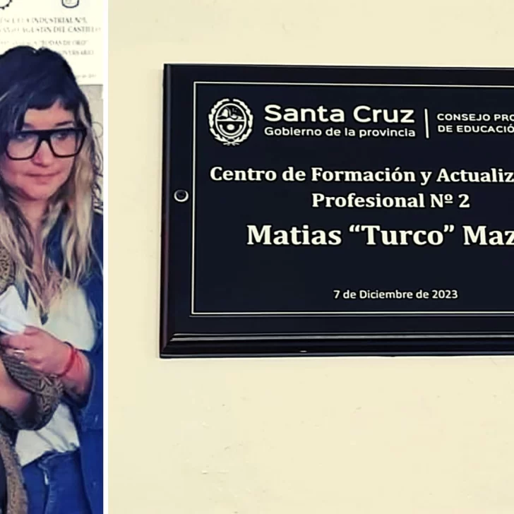 El Centro de Formación Profesional N° 2 de Río Turbio lleva el nombre de Matías “Turco” Mazú