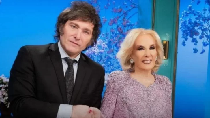 Javier Milei saludó a Mirtha Legrand y dijo que “hacia mitad de año” espera “liberar el cepo”