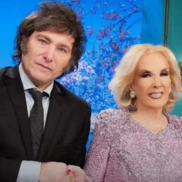 Javier Milei saludó a Mirtha Legrand y dijo que “hacia mitad de año” espera “liberar el cepo”