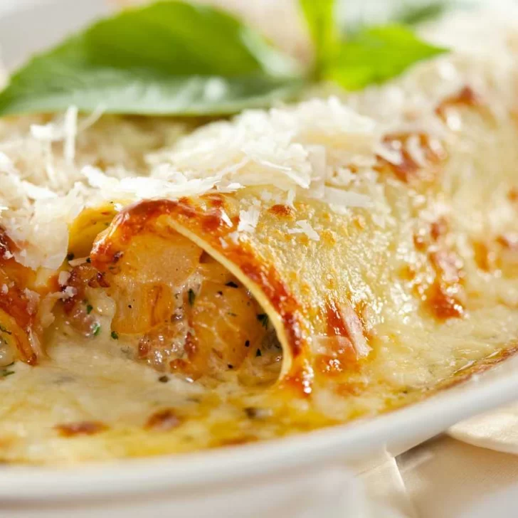 Receta de panqueques para cocinar canelones caseros