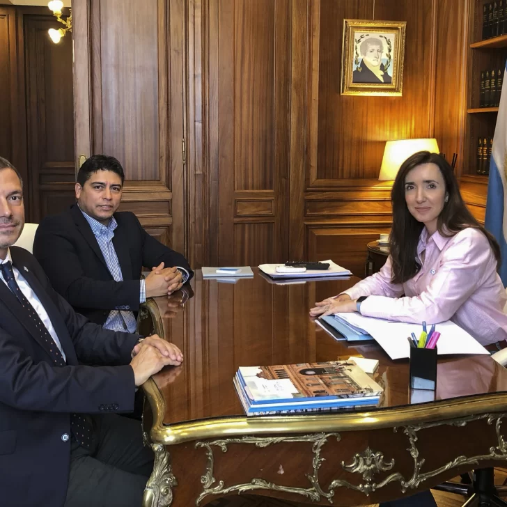 Claudio Vidal se reunió con Victoria Villarruel