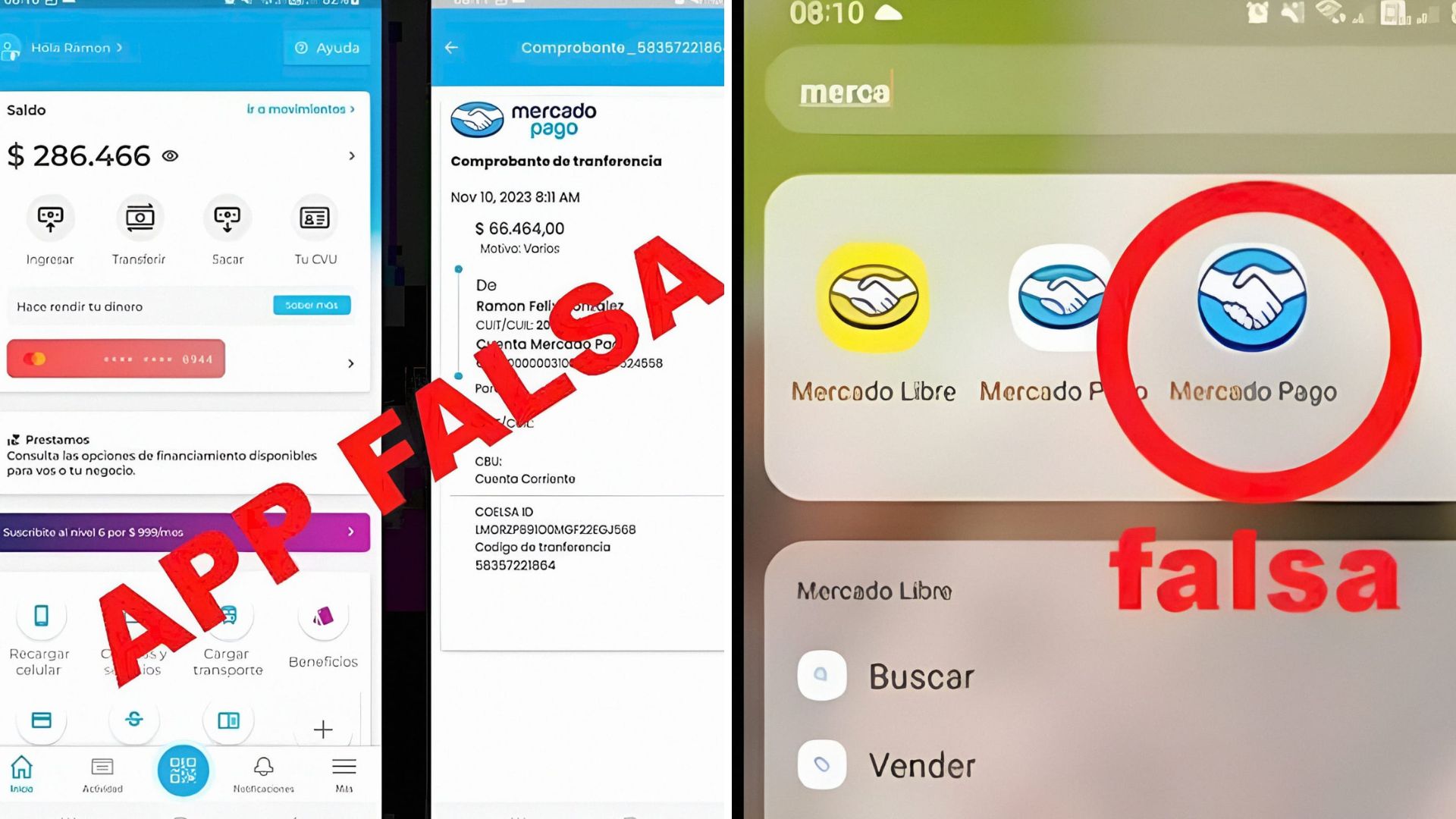 Alertas por estafas con una app falsa de Mercado Pago: cómo prevenirlas