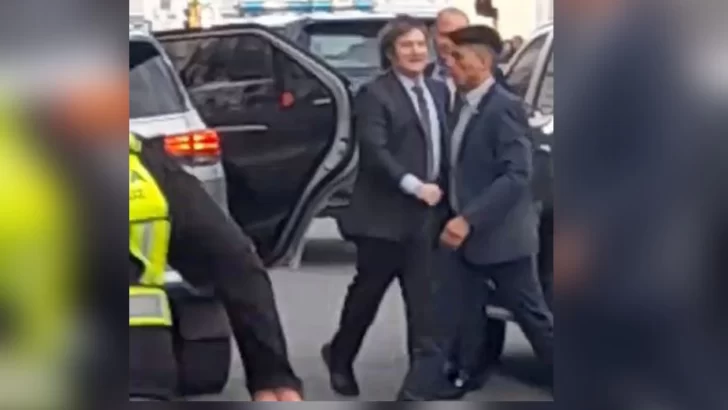 Así llegó Javier Milei al Hotel Amérian de Río Gallegos