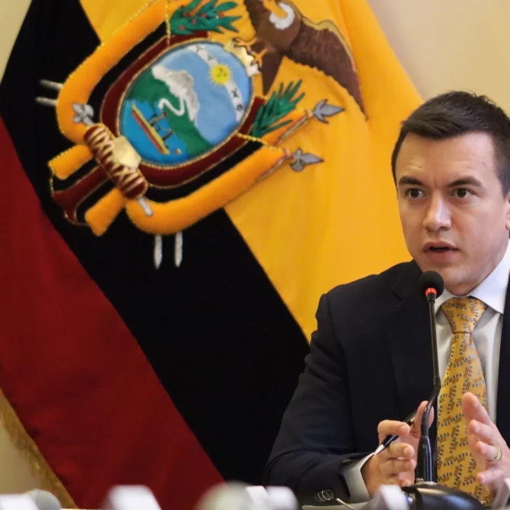 Conflicto en Ecuador: el presidente Noboa dijo que el país está “prácticamente en guerra”