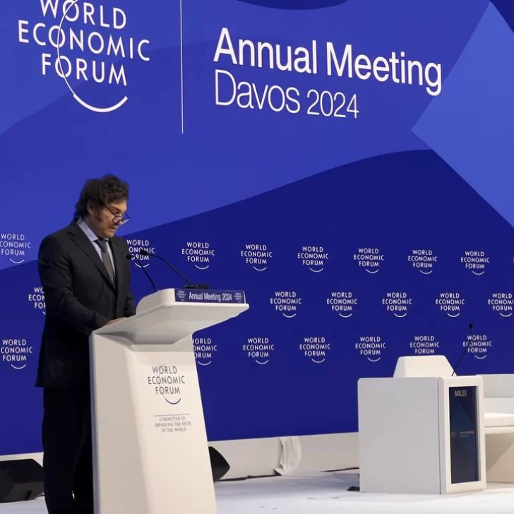 Javier Milei vuelve a Argentina desde Davos tras participar en el Foro Económico Mundial