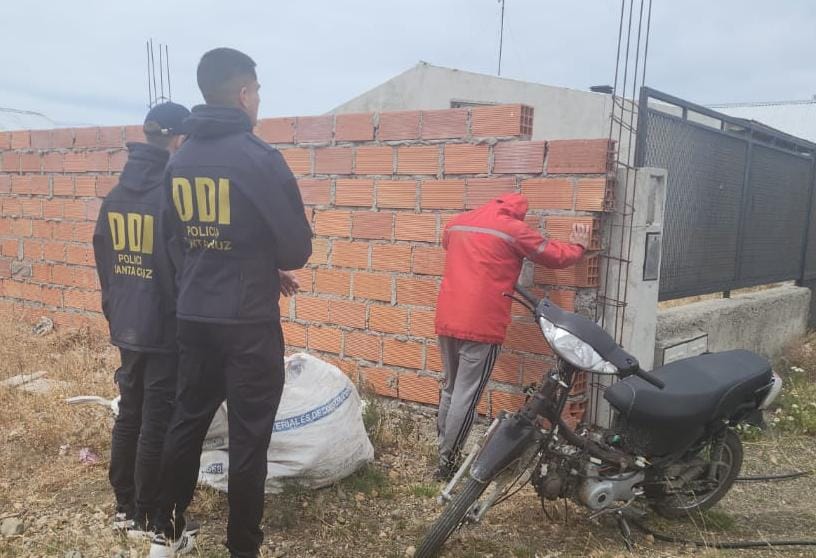 Detienen a un hombre en Río Gallegos por el robo de una moto