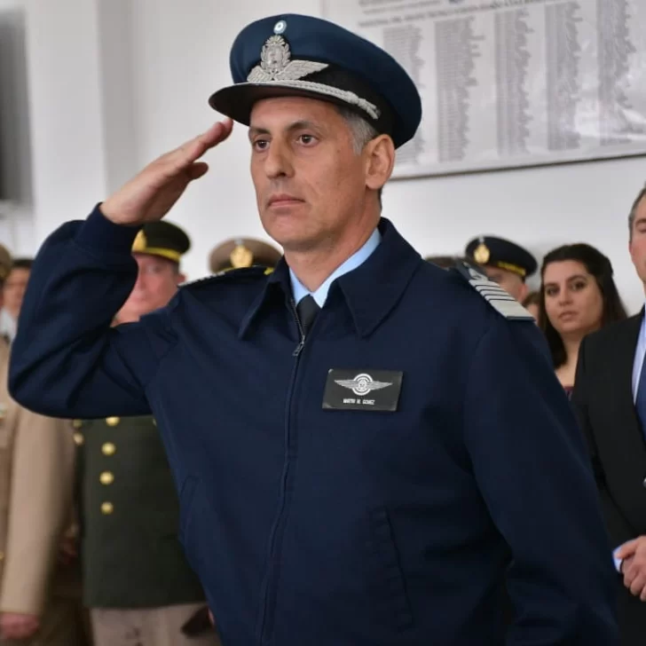 Asumió el nuevo jefe de la X Brigada Aérea, Martín Miguel Gómez