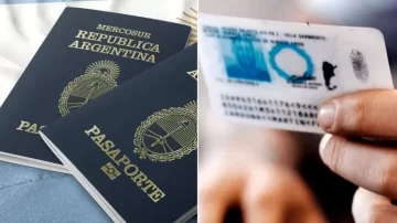 El Gobierno aumentó los precios para renovar el DNI y el Pasaporte: cuánto valen
