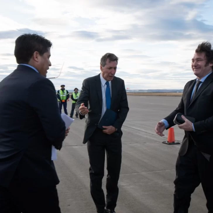 Claudio Vidal recibió y conversó con el presidente Javier Milei 