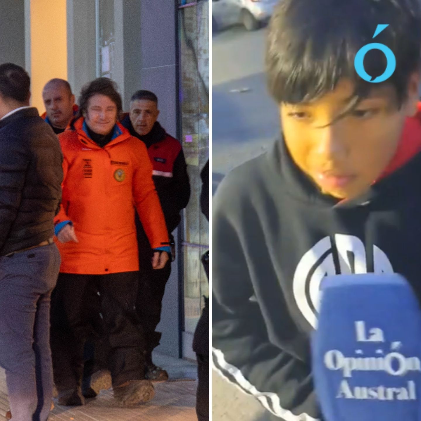 Javier Milei en Río Gallegos: un nene burló la seguridad para abrazar al presidente Javier Milei en Río Gallegos: un nene burló la seguridad para abrazar al presidente