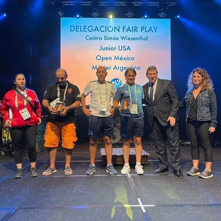 Entregaron el Premio Simon Wiesenthal al Fair Play en los XV Juegos Macabeos Panamericanos