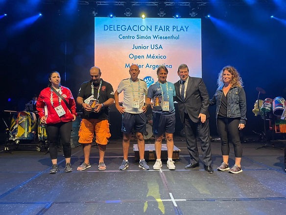 Entregaron el Premio Simon Wiesenthal al Fair Play en los XV Juegos Macabeos Panamericanos