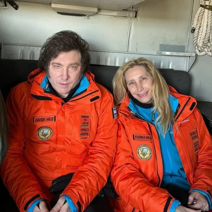 El Presidente Javier Milei llegando a Tierra del Fuego: Visitará base Marambio y Esperanza