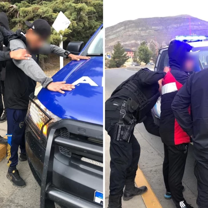 Atraparon a dos buscados por homicidio y a otro por robo paseando en el centro de El Calafate