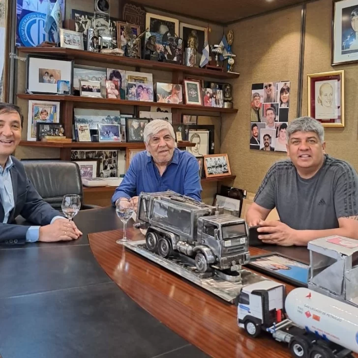 Pablo Grasso se reunió con Hugo y Pablo Moyano: “Vamos a defender cada puesto de trabajo”