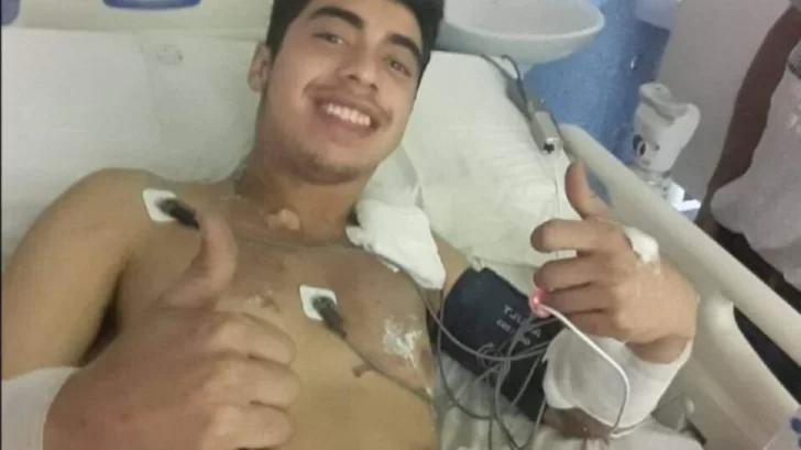 Habló el joven al que le cayó un rayo y se salvó de milagro: “Se me apagó la luz”