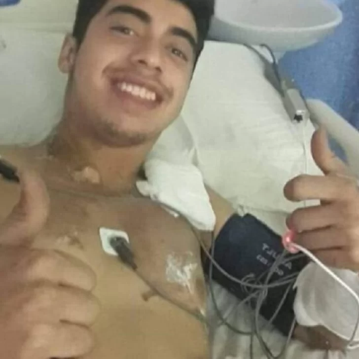 Habló el joven al que le cayó un rayo y se salvó de milagro: “Se me apagó la luz”